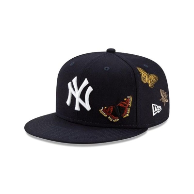 Sapca New Era New York Yankees MLB x Felt 59FIFTY Fitted - Albastri